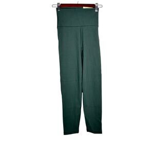 Offline by Aerie Ribbed High Waisted Legging in Royal Palm NWT Size Medium Short